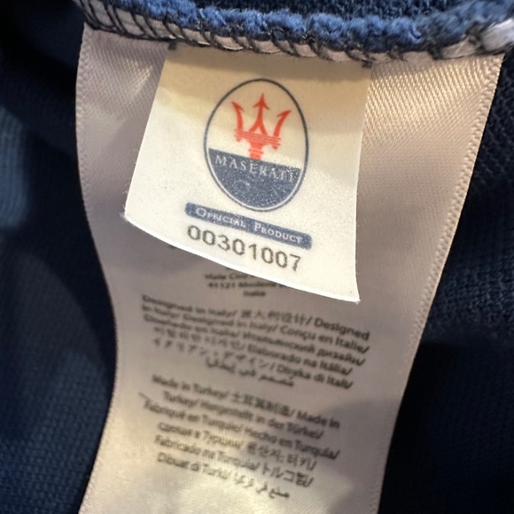 Maserati Distressed Polo Style Shirt Men’s US S - Picture 8 of 9
